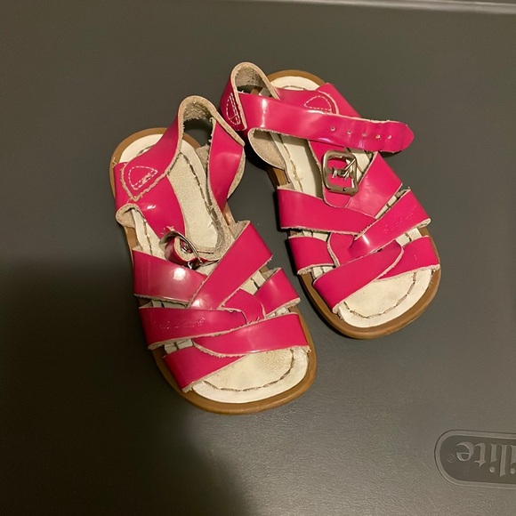 Salt Water Sandals by Hoy Other - Saltwater size 6 hot pink sandal